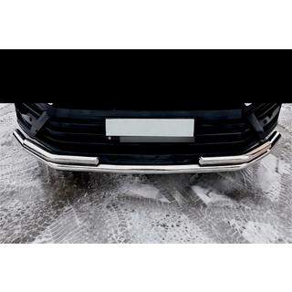 Voorbumperbescherming ST008 (RVS) Volkswagen Crafter 2006–2016 foto 2