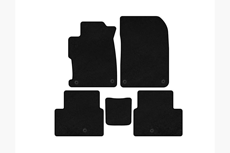 Acura ILX 2012–2022 Premium textielen automatten (2012-2015, Zwart) Image