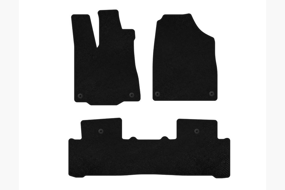 Acura MDX 2013–2020 Premium textielen automatten (2 rijen, zwart) Image
