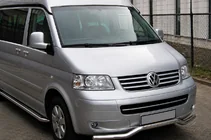 Volkswagen T5 Multivan 2003–2010 RVS bullbar Wave (voorzijde) foto 1