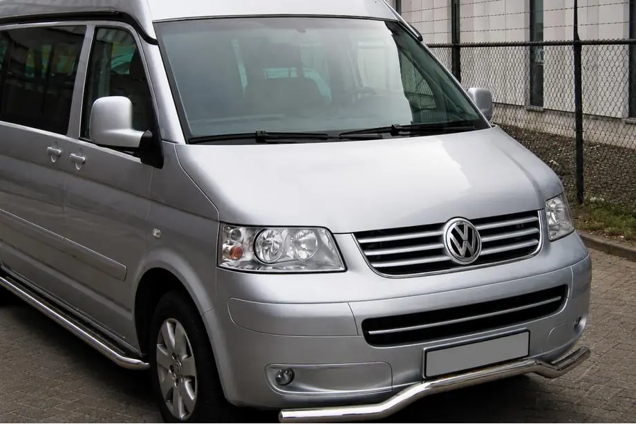 Volkswagen T5 Multivan 2003–2010 RVS bullbar Wave (voorzijde) Image