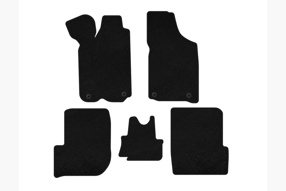 Audi 100 C3 1988–1991 Premium textielen automatten (1982-1991, Avant, Zwart) Image