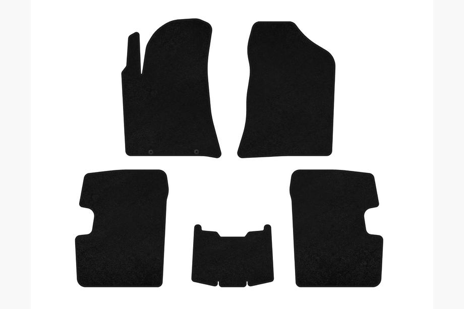 BYD F3 2013–2015 Velours automatten Classic (SD, Zwart) Image