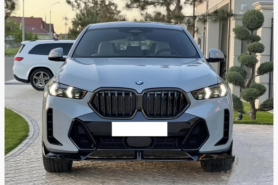 BMW X6 G06 2019–2027 Frontbumper lip Paradigm Black Knight (voor M-Sport, 2023+) Image