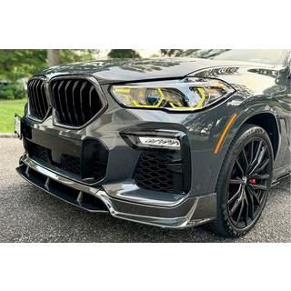 Voorbumperlip Carbon V1 (voor M-Sport, 2018-2022) BMW X6 G06 2019–2027 foto 1