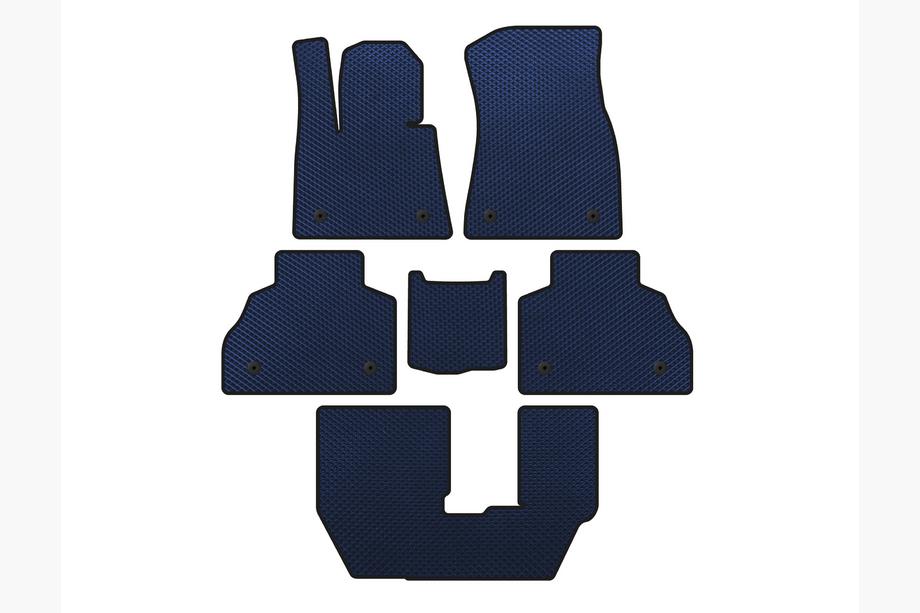 BMW X7 G07 2019– EVA automatten (3 rijen, blauw) Image
