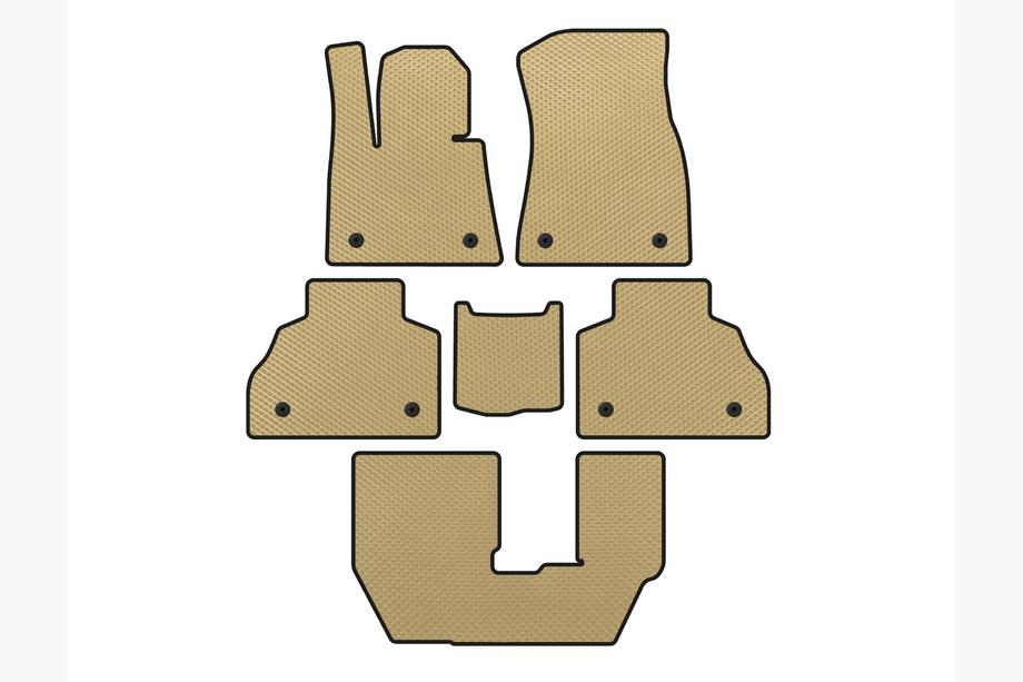 BMW X7 G07 2019– EVA automatten (3 rijen, beige) Image