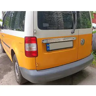 RVS sierlijst boven kentekenplaat (2-deurs) Volkswagen Caddy 2004–2010 foto 1