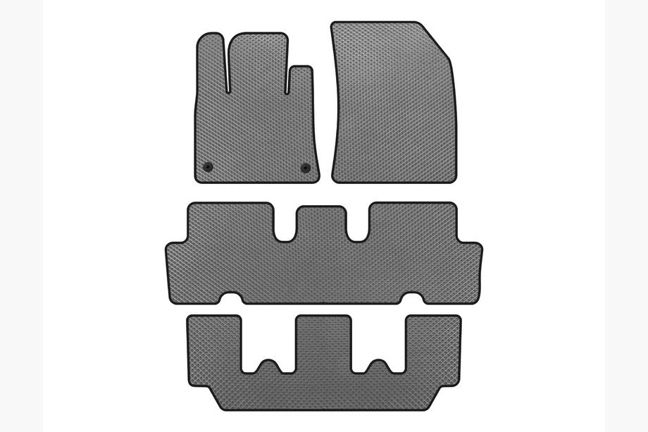 Citroen C-4 Picasso 2013–2022 EVA automatten V1 (3 rijen, grijs) Image