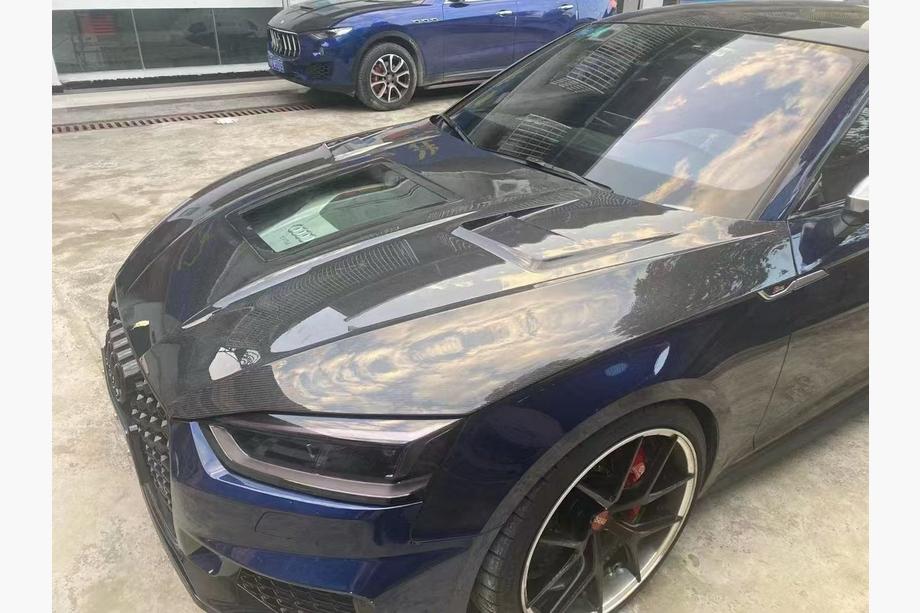 Audi A5 2016–2025 Carbon motorkap V1 (2020-2024) Image