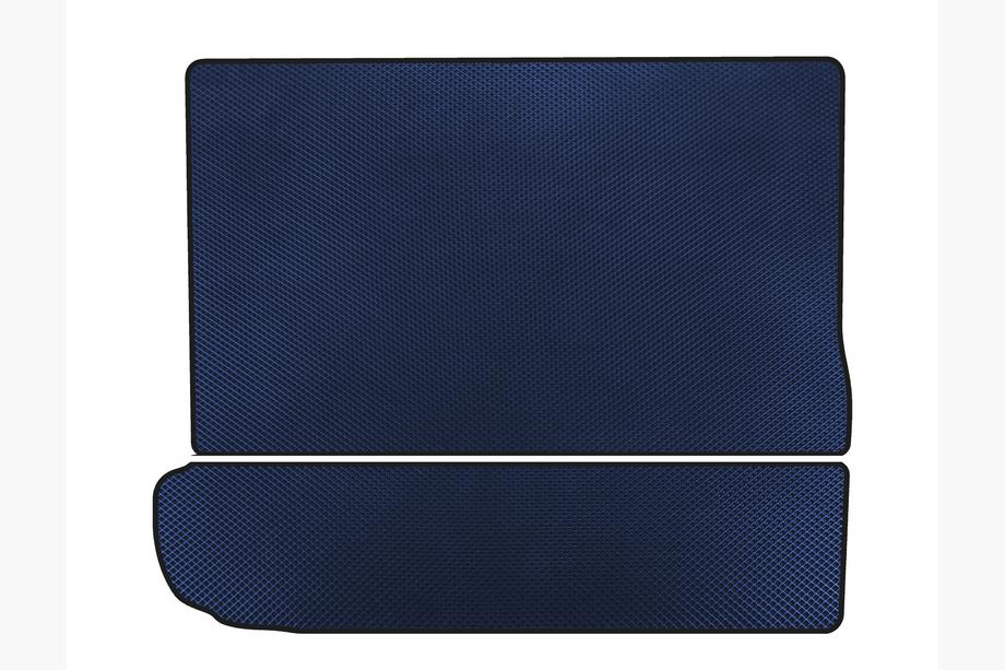 Citroen C-4 Picasso 2013–2022 EVA kofferbakmat (3e rij neergeklapt, blauw) Image