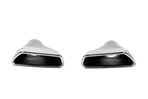 BMW 5 Serie G30/G31 2017–2023 M-Performance Silver uitlaateindstukken (2 stuks) foto 1