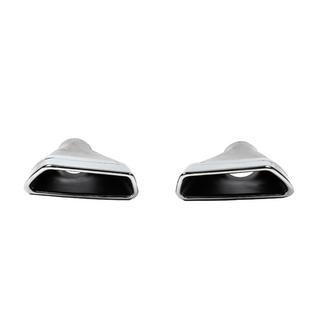 M-Performance Silver uitlaateindstukken (2 stuks) foto 1