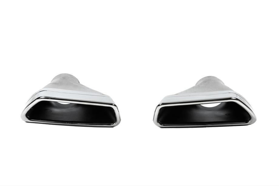 BMW 5 Serie G30/G31 2017–2023 M-Performance Silver uitlaateindstukken (2 stuks) Image