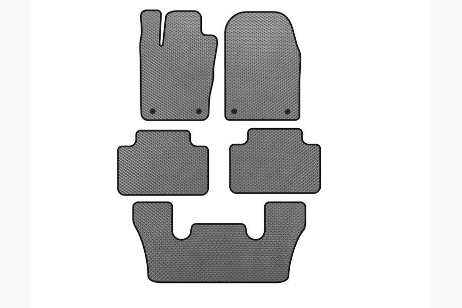Dodge Durango 2010– EVA automatten (3 rijen, grijs) Image