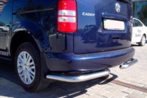 Volkswagen Caddy 2004–2010 Achterhoeken AK003 (2 st., RVS) foto 3