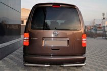 Volkswagen Caddy 2004–2010 Achterhoeken AK003 (2 st., RVS) foto 1