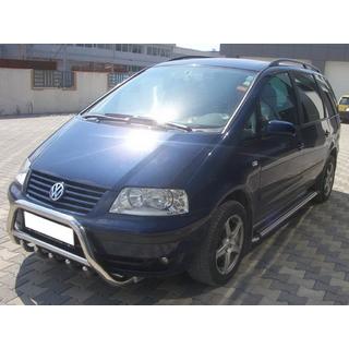 Bullbar WT003 (RVS) Volkswagen Sharan 1995–2010 foto 2