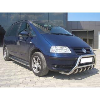 Bullbar WT003 (RVS) Volkswagen Sharan 1995–2010 foto 3