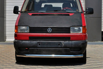 Volkswagen T4 Transporter 1990–2003 Voorbumperbescherming ST008 (RVS) 60 mm foto 3