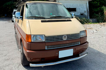 Volkswagen T4 Caravelle/Multivan 1990–2003 Voorbumperbescherming ST008 (RVS) 51 mm foto 4