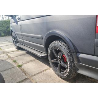 Zijsteps X5-type zwart (2 st., aluminium) foto 1