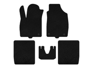Fiat Panda 2003–2011 Premium stoffen automatten (Zwart) foto 1