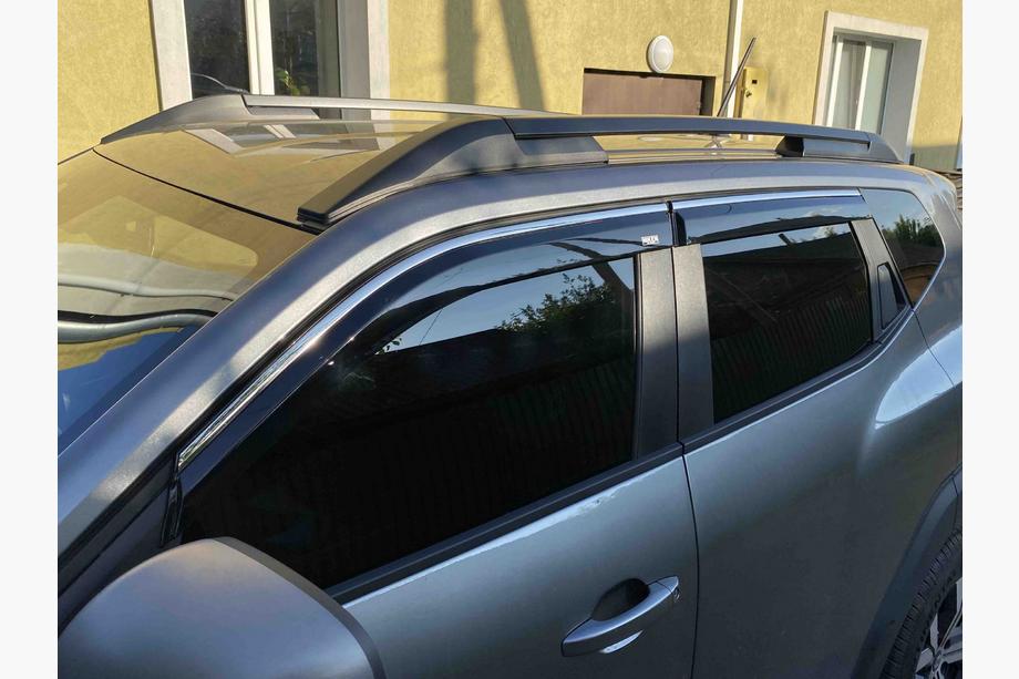 Dacia Duster 2024– Raamwindschermen met chromen sierlijst (set van 4, Niken) Foto 1