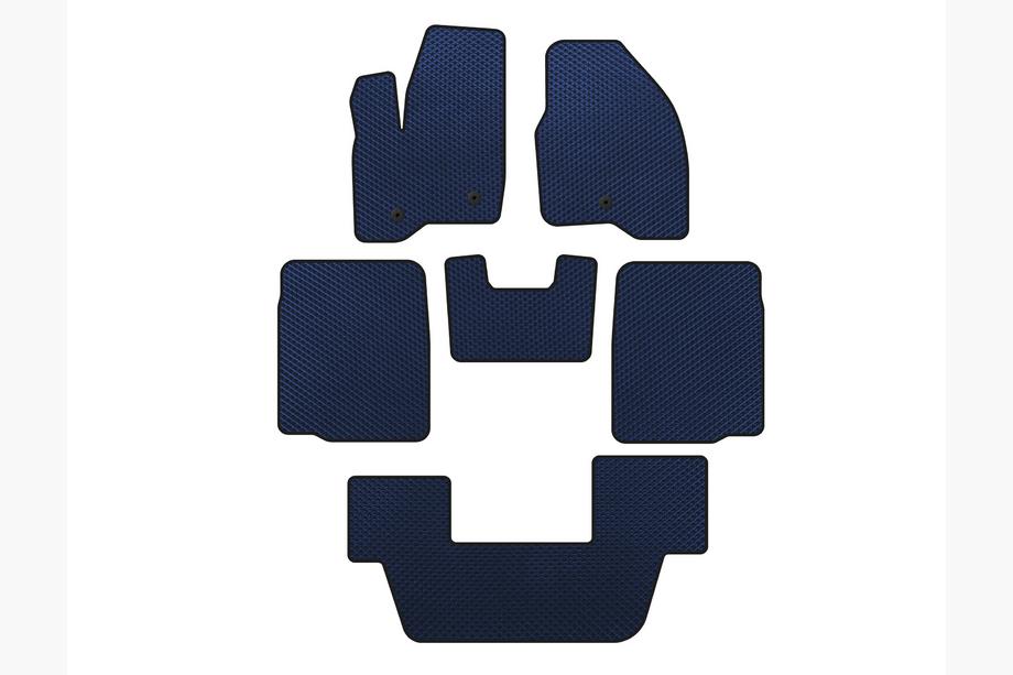 Ford Explorer 2011–2019 EVA automatten (3 rijen, 2011-2015, blauw) Image