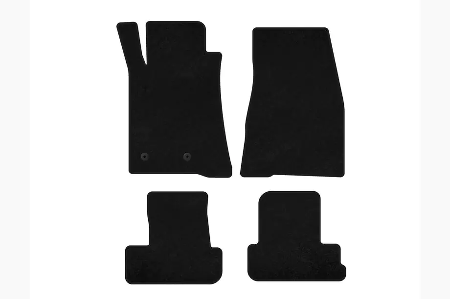 Ford Mustang 2005–2014 Classic textiel automatten (2009-2014, GT, Cabriolet, Zwart) Image