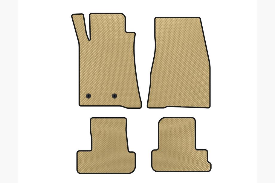 Ford Mustang 2005–2014 EVA automatten (2009-2014, GT, Cabriolet, Beige) Image