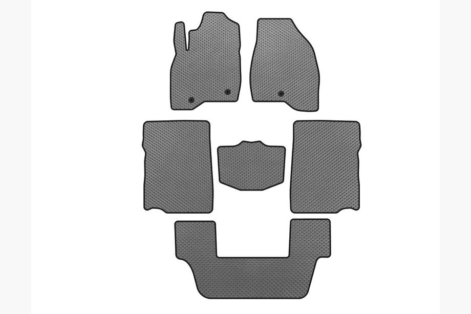 Ford Explorer 2011–2019 EVA automatten (2017-2019, 3e rij, 7-zits, Grijs) Image