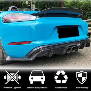 Spoiler V1 (voor Boxster, carbon) foto 2