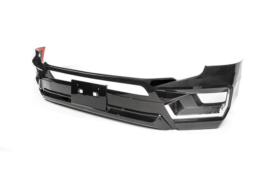 Toyota Land Cruiser 300 2021– Frontbumper lipspoiler VXR Zwarte kleur Foto 5
