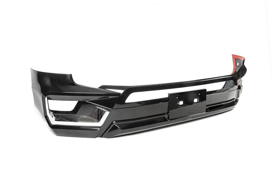 Toyota Land Cruiser 300 2021– Frontbumper lipspoiler VXR Zwarte kleur Foto 6
