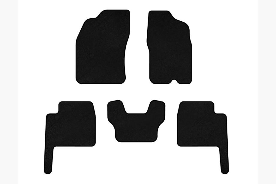 Dodge Durango 2004–2009 Textielmatten Classic (Zwart) Image