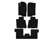 Ford Explorer 2001–2005 Textiele automatten Classic (3 rijen, zwart) foto 1