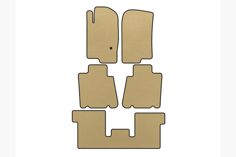 Ford Explorer 2001–2005 EVA automatten (3 rijen, beige) Image