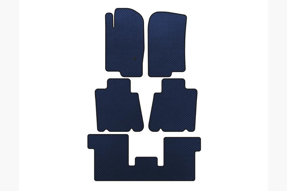 Ford Explorer 2001–2005 EVA automatten (3 rijen, blauw) Image