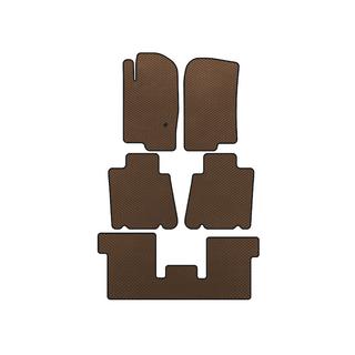 EVA automatten voor interieur (3 rijen, bruin)