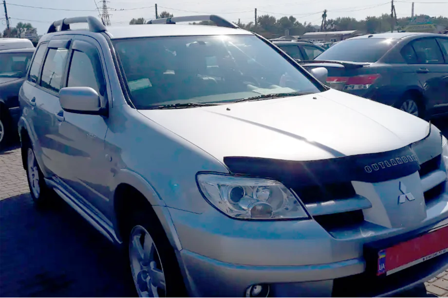 Mitsubishi Outlander 2001–2006 Raamdeflectoren (4 stuks, HIC) Image