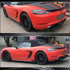 Porsche Boxster/Cayman 982 (718) 2016– Achterbumper diffuser V1 (2016-2019, carbon) foto 4