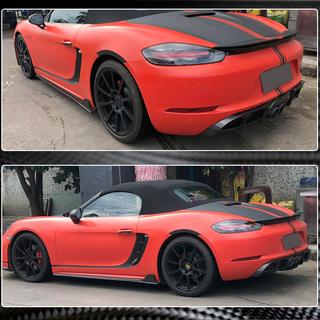 Achterbumper diffuser V1 (2016-2019, carbon) foto 4