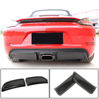 Porsche Boxster/Cayman 982 (718) 2016– Achterbumper diffuser V2 (2016-2019, carbon) foto 1