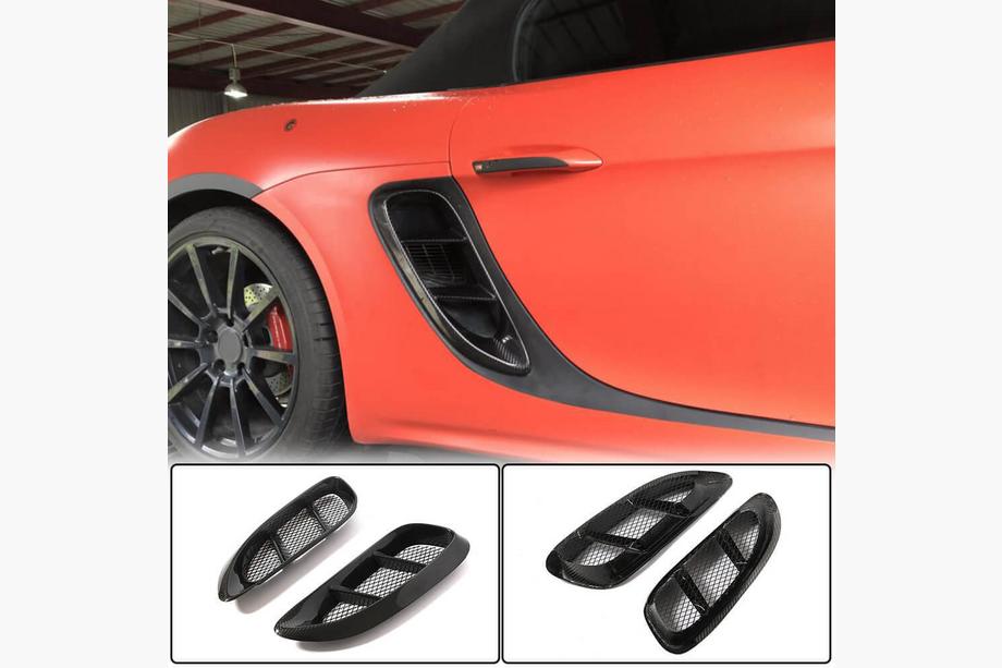 Porsche Boxster/Cayman 982 (718) 2016– Carbon covers voor voorspatborden Image