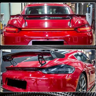 Spoiler (voor GT4 Coupe, carbon) Porsche Boxster/Cayman 982 (718) 2016– foto 3