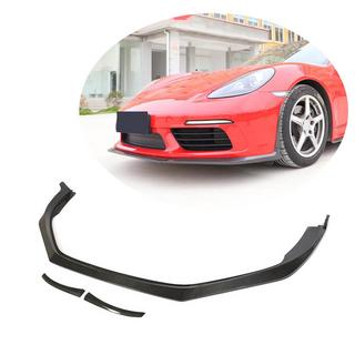 Front bumper lip Lip V2 (2016-2019, carbon) foto 1