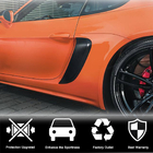 Porsche Boxster/Cayman 982 (718) 2016– Achterspatbordverbreders (2016-2019, carbon) foto 2