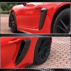 Porsche Boxster/Cayman 982 (718) 2016– Achterspatbordverbreders (2016-2019, carbon) foto 4