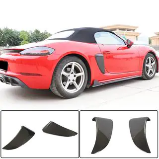 Achterspatbordverbreders (2016-2019, carbon) Porsche Boxster/Cayman 982 (718) 2016– foto 1